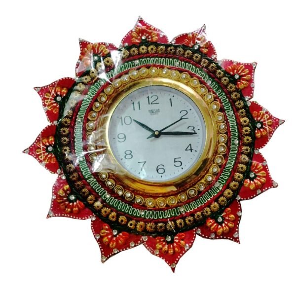 wall clock flower