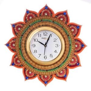 sun flower wall clock